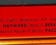 The Doors 1967 Fillmore Concert Poster Procol Harum Mt. Rushmore Frame: 37x28. Poster: 32x21.5 HxWxD