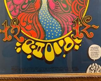 2pc Chuck Berry Sons of Champlin & The Kinks Elton John Concert Posters Frame: 26x31 Chuck Berry: 19 7/8 x 14in. Elton John: 21x14in HxWxD