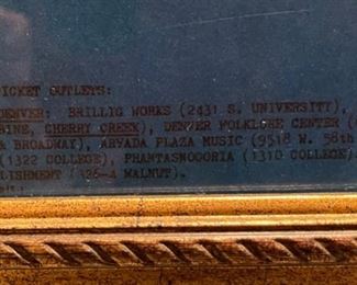 2pc Chuck Berry Sons of Champlin & The Kinks Elton John Concert Posters Frame: 26x31 Chuck Berry: 19 7/8 x 14in. Elton John: 21x14in HxWxD