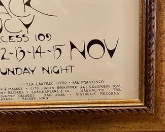 2pc Chuck Berry Sons of Champlin & The Kinks Elton John Concert Posters Frame: 26x31 Chuck Berry: 19 7/8 x 14in. Elton John: 21x14in HxWxD