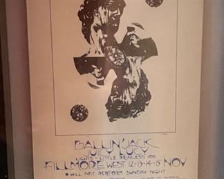 The Kinks Elton John Tickets Trio Framed 13x17 HxWxD