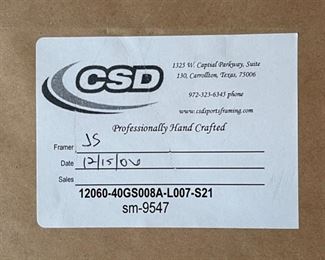 Gale Sayers Chicago Bears Signed 16x20 Photo GTSM Hologram Autograph w/ COA Frame; 30x 25.5. Image; 19 1/4 x 15 1/4 HxWxD