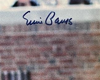 Ernie Banks Chicago Cubs Signed 16x20 Photo Autograph w/ COA Frame; 26 1/4 x 22. HxWxD