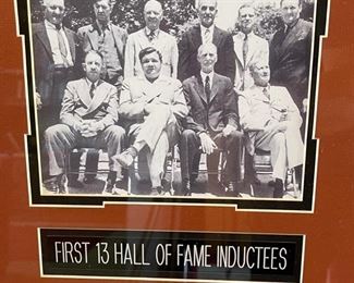 13 Hall of Fame Inductees MLB Framed Picture Collage Frame; 27.5 x 23.5 HxWxD