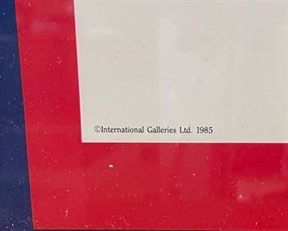 75th Anniversary Comiskey Park White Sox Framed Print Framed; 18.5 x 24.5 HxWxD