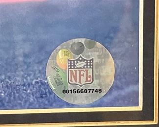 Joe Montana #16 San Francisco 49rs Framed Photo Frame; 18x 14.5 HxWxD