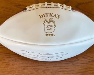 Mike Ditka HOF 88 Signed Football Autograph Full size