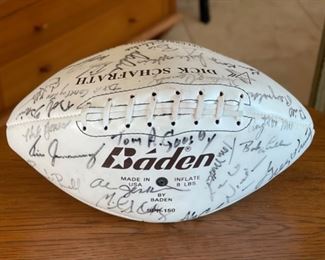 Dick Schafrath Celebrity Golf Outing Singed Football Full Size
