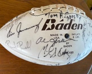 Dick Schafrath Celebrity Golf Outing Singed Football Full Size