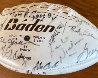 Dick Schafrath Celebrity Golf Outing Singed Football Full Size