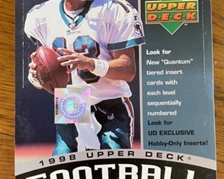 3 1990s Boxes Upper Deck Football Cards 1997 1998