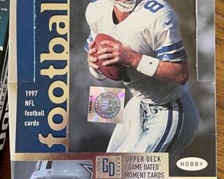 3 1990s Boxes Upper Deck Football Cards 1997 1998