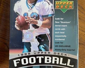 3 1990s Boxes Upper Deck Football Cards 1997 1998