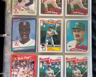 270+ MLB Hall of Farmer Baseball Cards in binder 11.5x12.5x2.5 HxWxD