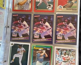 270+ MLB Hall of Farmer Baseball Cards in binder 11.5x12.5x2.5 HxWxD