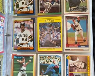 270+ MLB Hall of Farmer Baseball Cards in binder 11.5x12.5x2.5 HxWxD