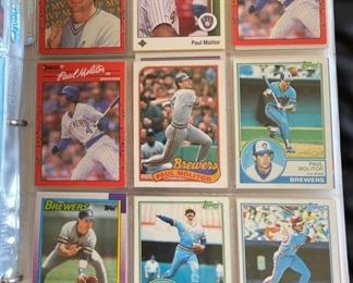 270+ MLB Hall of Farmer Baseball Cards in binder 11.5x12.5x2.5 HxWxD