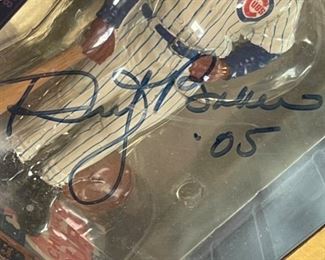 Dusty Baker Chicago Cubs Signed Bobblehead 10x5.75x5in HxWxD