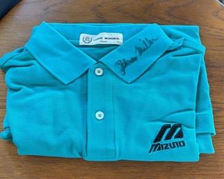 John Miller Signed Mizuno Polo Autograph Sz: SM