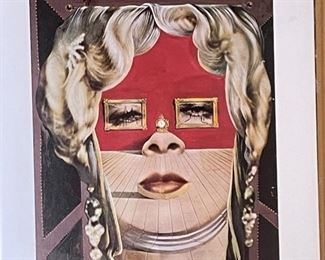 Salvador Dali Mae West Litho Print Frame: 19.26x16. Image: 10x6.25in HxWxD