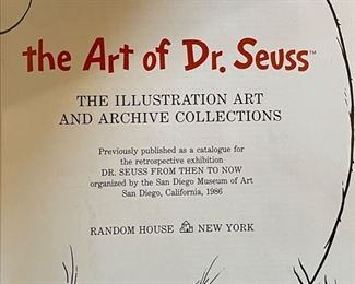 The Art of Dr. Suess. A Retrospective. Theodor Seuss Geisel. 2002 HC. Rare book 12.5x9.25