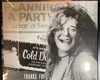 Janis Joplin Framed Poster 37.5x25.5in
