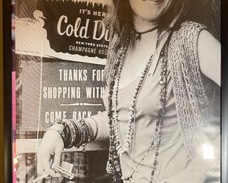 Janis Joplin Framed Poster 37.5x25.5in
