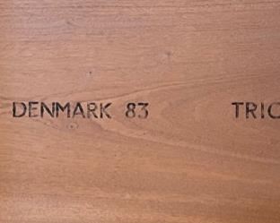 Trioh Denmark End Table Single 20x20.25x29.25 HxWxD