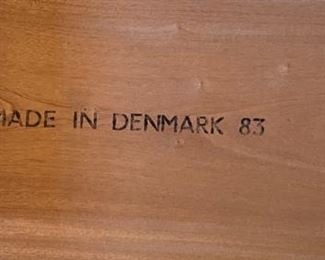 Trioh Denmark End Table Single 20x20.25x29.25 HxWxD