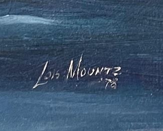 Lois Moutz Original Art Ocean Waves 16 x 20 HxWxD