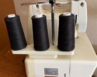 Bernina Bernette 200 B Serger Sewing Machine 11x12x8in HxWxD