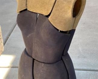 Antique Adjustable Dress Form Mannequin 32x15x11in HxWxD