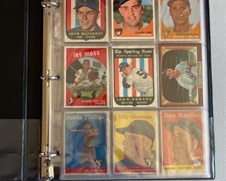 55+ Topps Baseball cards 1960s-1980s 11.5x10in