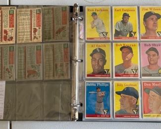 55+ Topps Baseball cards 1960s-1980s 11.5x10in