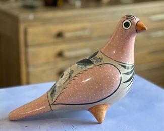 Jimon Mexico Tonala Jalisco Pottery Ceramic Bird	7x4x9in	HxWxD