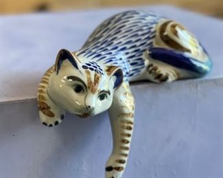 El Palomar Mexican Pottery Cat	4.3.5x7in	
