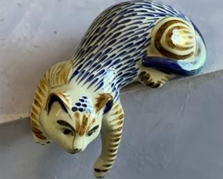 El Palomar Mexican Pottery Cat	4.3.5x7in	
