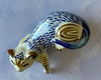 El Palomar Mexican Pottery Cat	4.3.5x7in	
