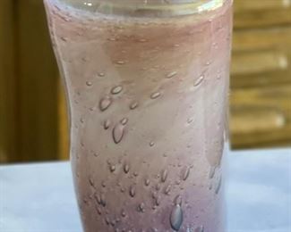 Romanian Art Glass Vase LIP	7x8x3in	HxWxD
