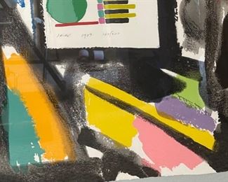 *Signed* Peter Shire Lithograph 1989 Untitled Litho Art	Frame 31x25.25in Art: 26.5X20in	HxWxD
