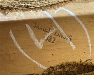 1970s Thonet Bent Plywood Plush Armless  Chair Dark Finish Bentwood Molded Wood	28x29x34in seat:  14.5in	HxWxD
