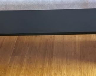 1970s Thonet Bent Plywood Coffee Table Bentwood Molded Wood Waterfall	14.5x20x52.5in	
