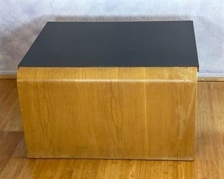 1970s Thonet Bent Plywood End Table Bentwood Molded Wood Waterfall	16x29x28.5	HxWxD
