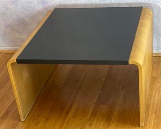 1970s Thonet Bent Plywood End Table Bentwood Molded Wood Waterfall	16x29x28.5	HxWxD
