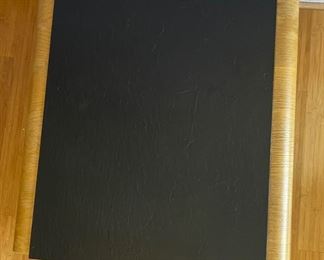 1970s Thonet Bent Plywood End Table Bentwood Molded Wood Waterfall	16x29x28.5	HxWxD
