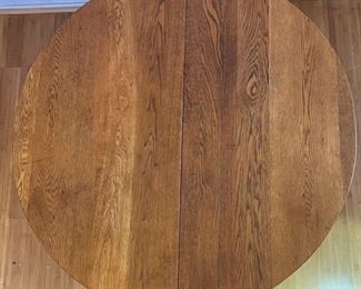 Antique Lowboy Oak Claw Foot Table	18x41.24in Diameter	
