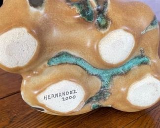 Hernandez Ceramic Lidded Jar	13x9x6in	HxWxD
