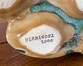 Hernandez Ceramic Lidded Jar	13x9x6in	HxWxD
