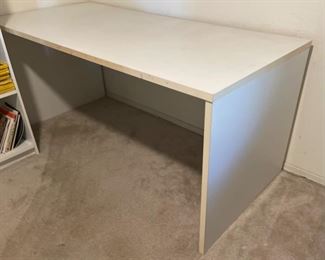 White Formica Desk	28x64x29in	HxWxD
