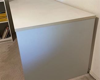 White Formica Desk	28x64x29in	HxWxD
